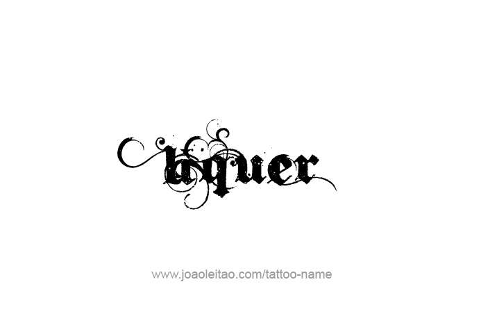 Tattoo Design Drink Name Liquer  