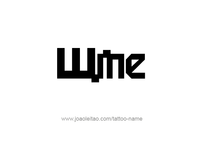 Tattoo Design Drink Name Wine  