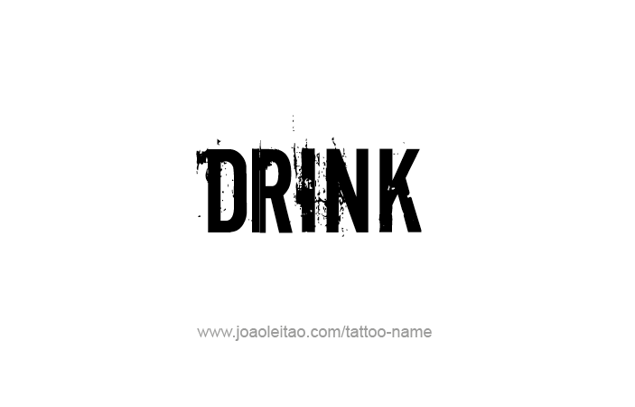 Tattoo Design Name Drink  