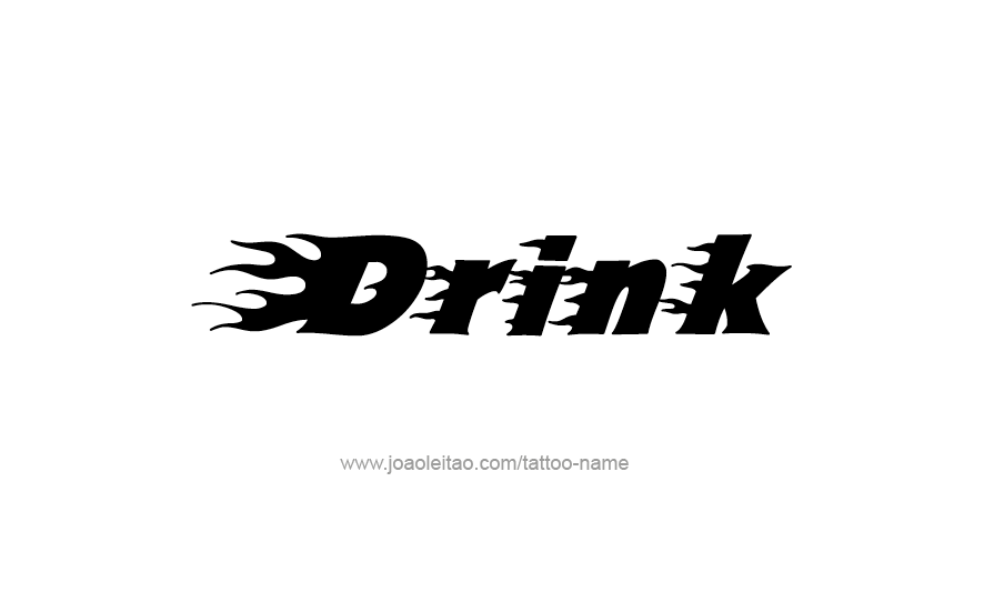 Tattoo Design Name Drink  