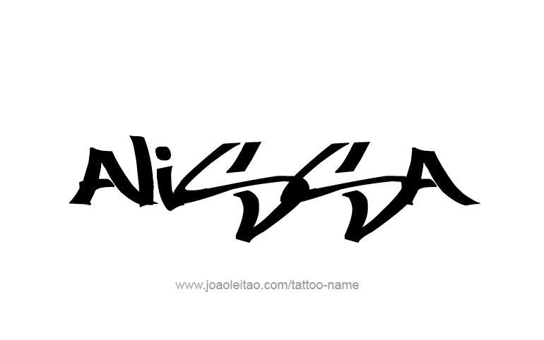 Tattoo Design Name Alissa 