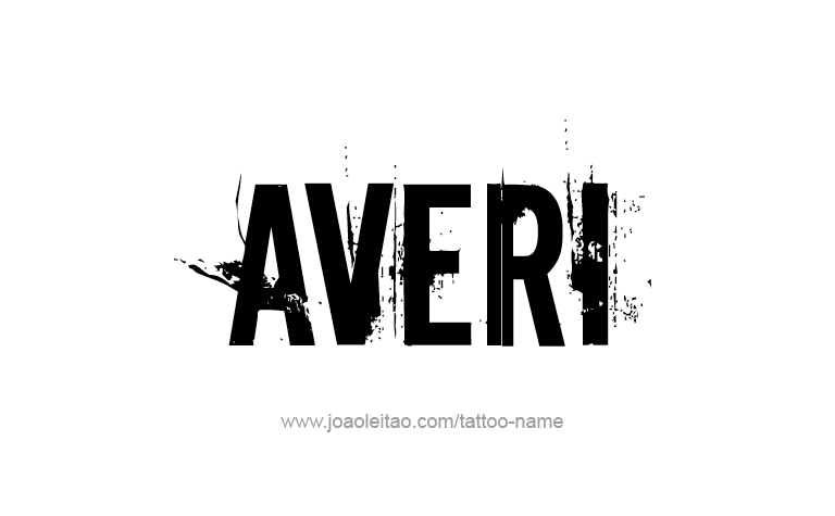 Tattoo Design Name Averi 