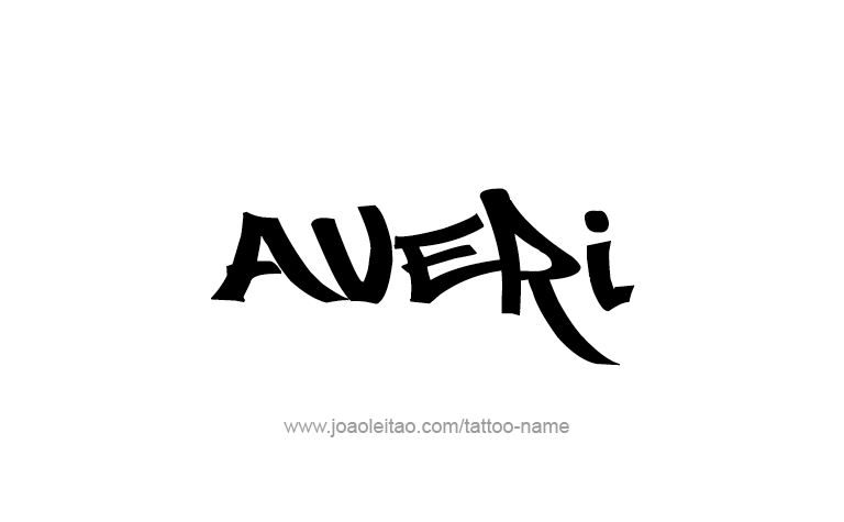 Tattoo Design Name Averi 