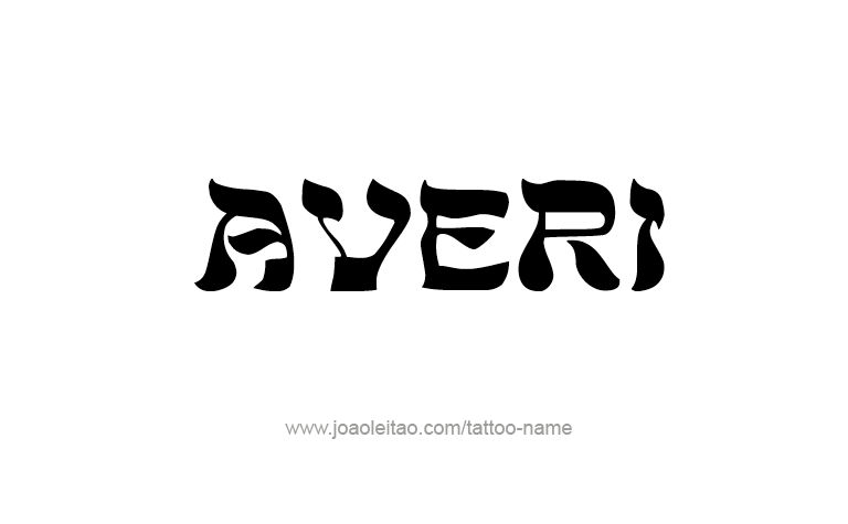 Tattoo Design Name Averi 