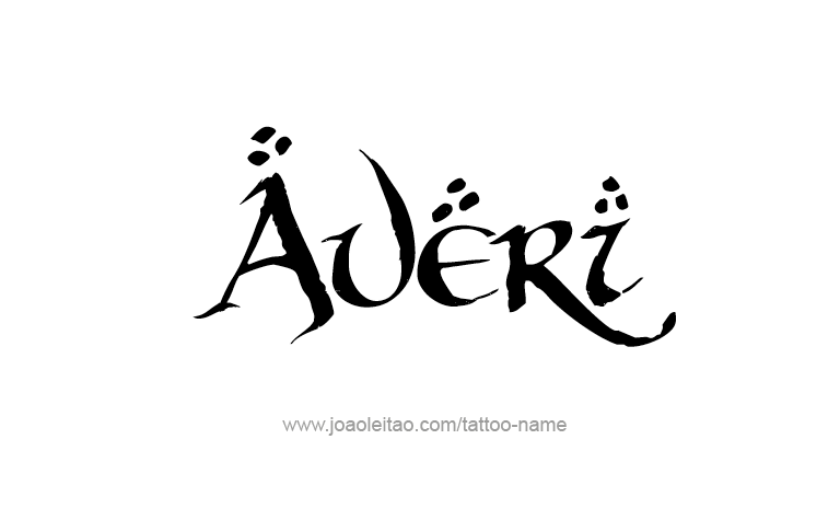 Tattoo Design Name Averi 