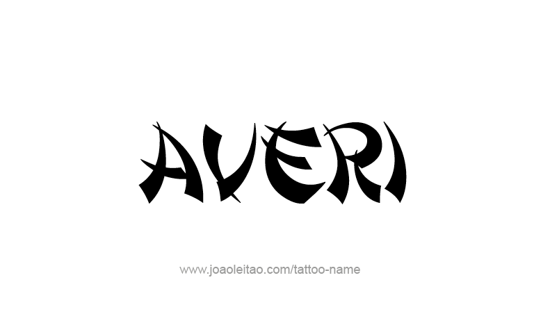 Tattoo Design Name Averi 