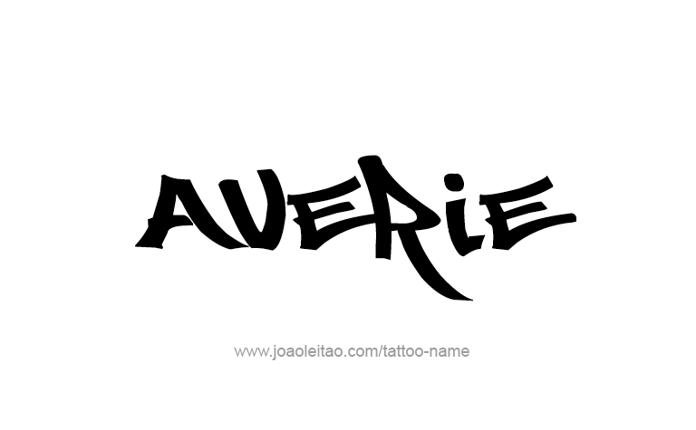 Tattoo Design Name Averie 