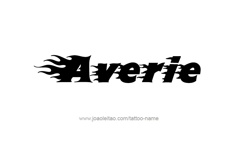 Tattoo Design Name Averie 