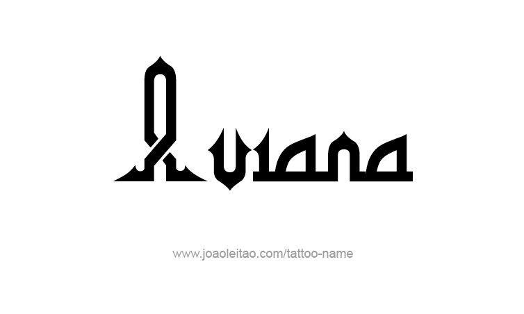 Tattoo Design Name Aviana 