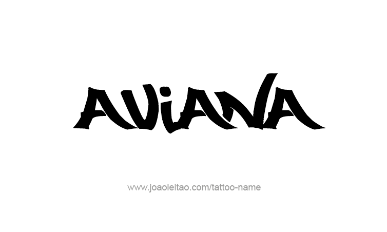 Tattoo Design Name Aviana 