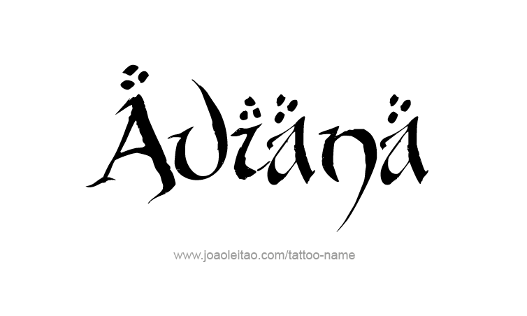 Tattoo Design Name Aviana 