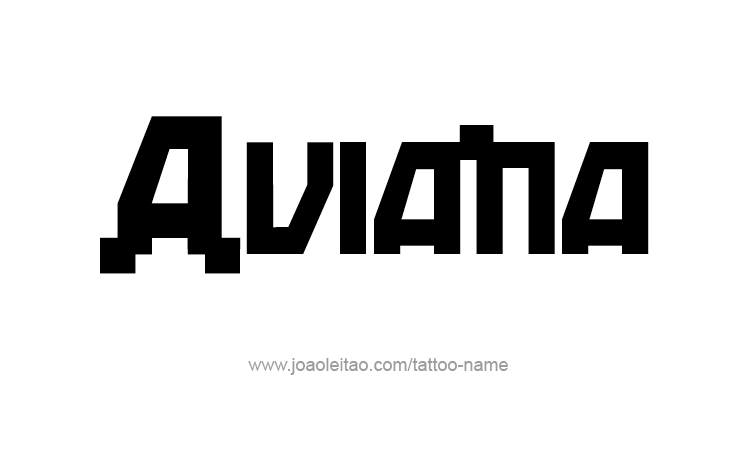 Tattoo Design Name Aviana 