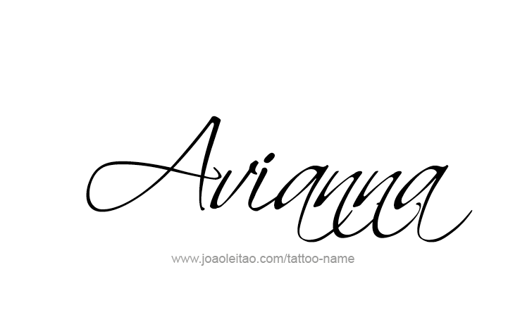 Tattoo Design Name Avianna 