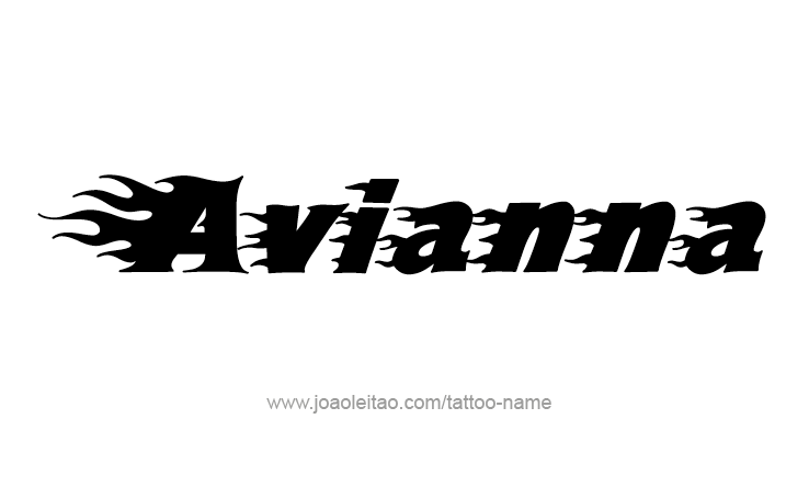 Tattoo Design Name Avianna 