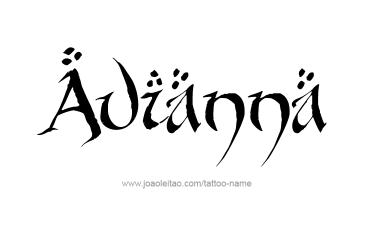 Tattoo Design Name Avianna 