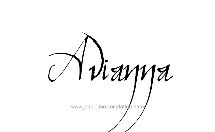 Tattoo Design Name Avianna 