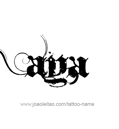 Tattoo Design Name Aya 