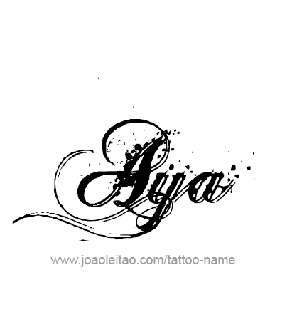 Tattoo Design Name Aya 