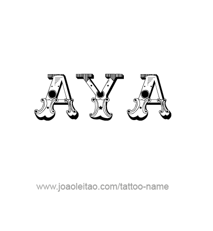 Tattoo Design Name Aya 