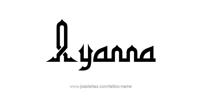 Tattoo Design Name Ayanna 