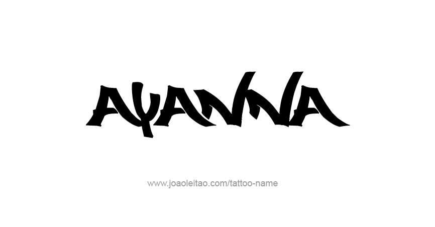 Tattoo Design Name Ayanna 