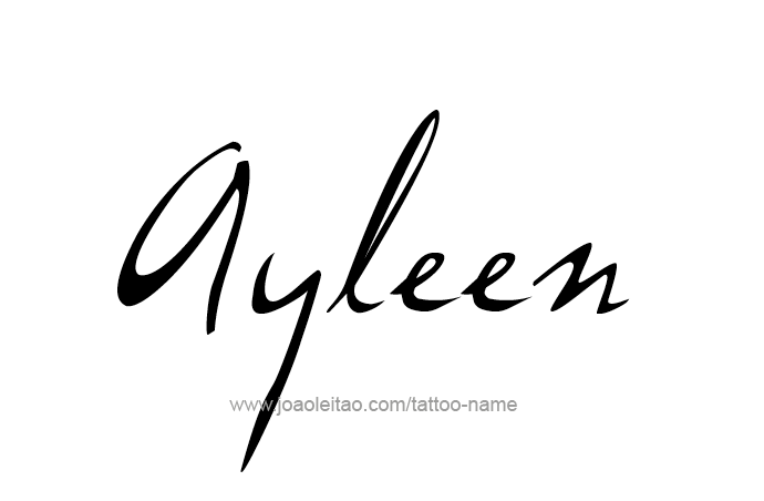 Tattoo Design Name Ayleen 