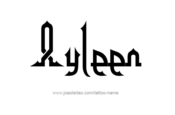 Tattoo Design Name Ayleen 