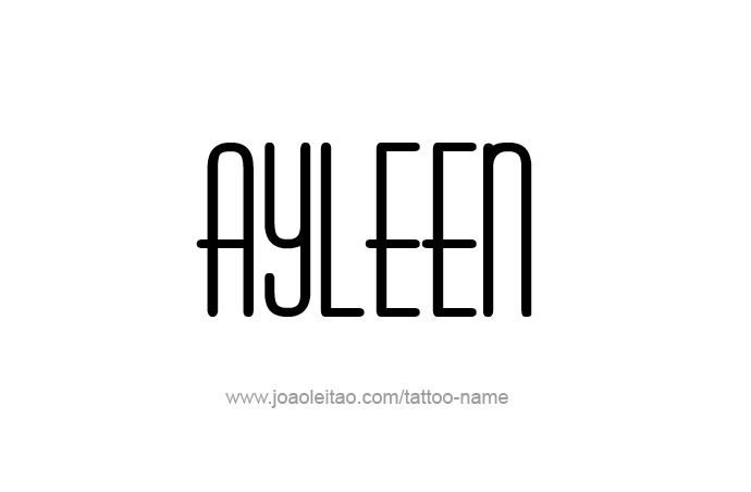 Tattoo Design Name Ayleen 