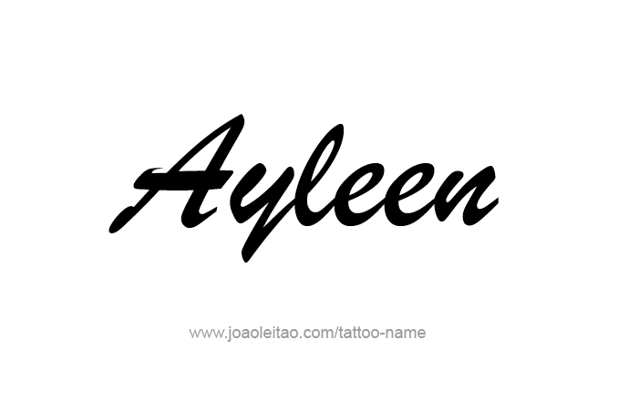 Tattoo Design Name Ayleen 