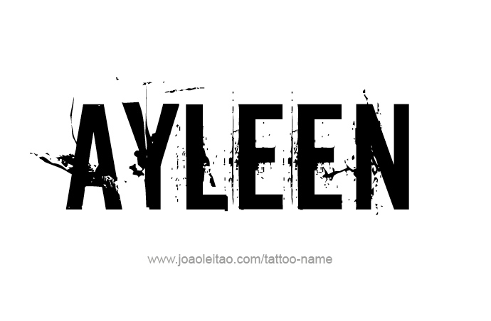 Tattoo Design Name Ayleen 