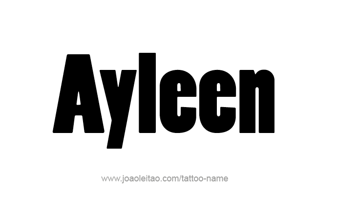 Tattoo Design Name Ayleen 