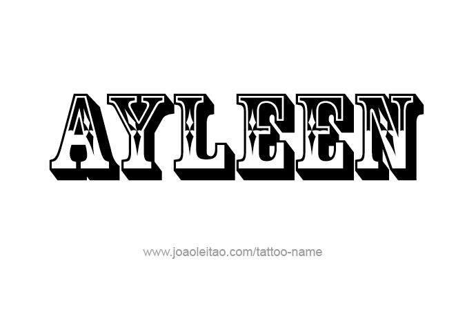 Tattoo Design Name Ayleen 