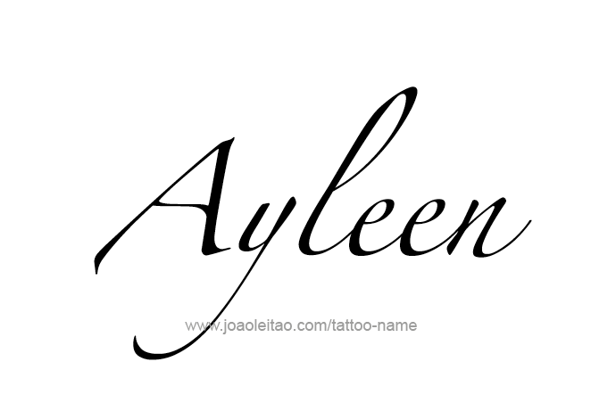 Tattoo Design Name Ayleen 