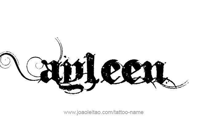 Tattoo Design Name Ayleen 