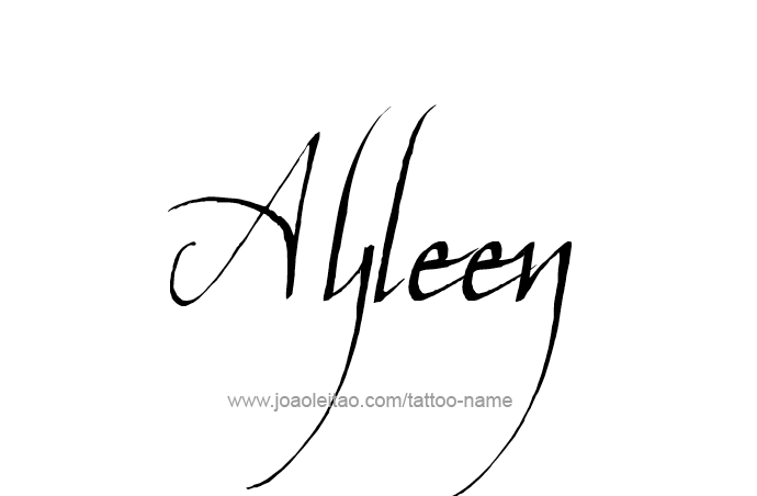 Tattoo Design Name Ayleen 