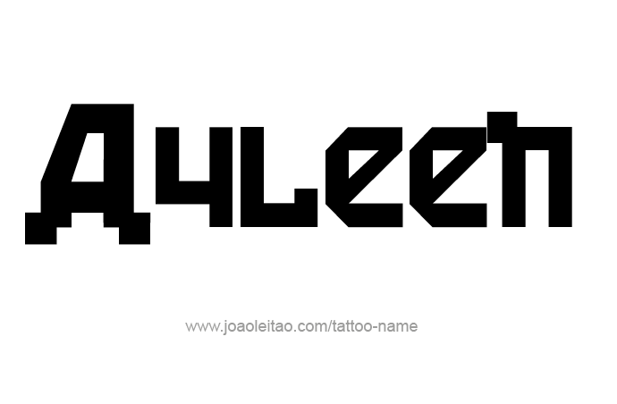 Tattoo Design Name Ayleen 