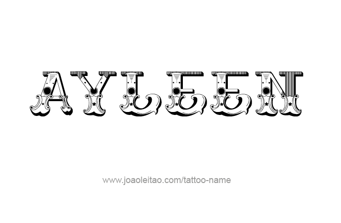 Tattoo Design Name Ayleen 