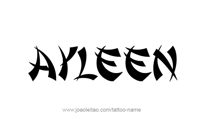 Tattoo Design Name Ayleen 