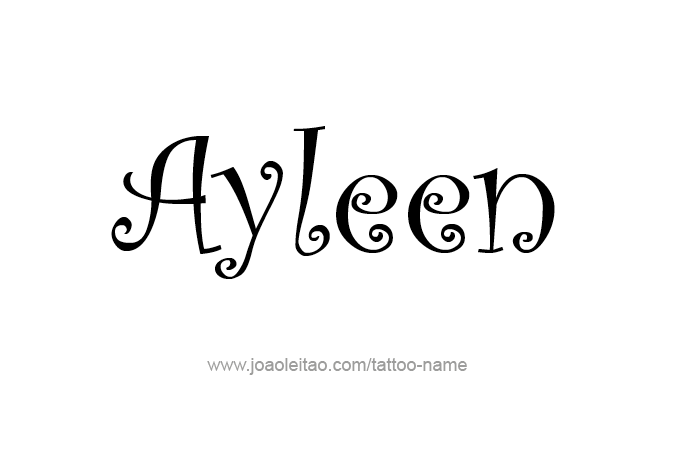 Tattoo Design Name Ayleen 