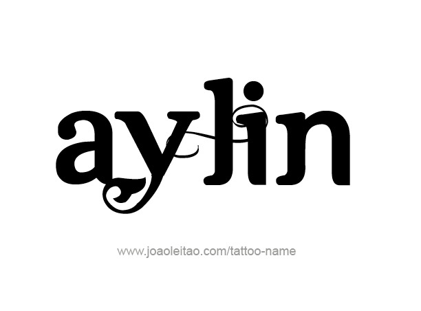 Tattoo Design Name Aylin 