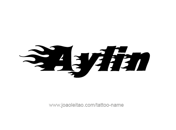 Tattoo Design Name Aylin 