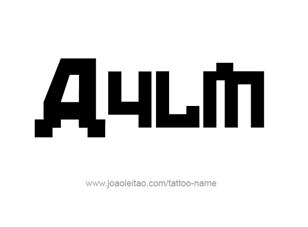 Tattoo Design Name Aylin 