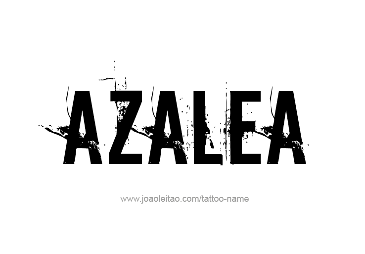 Tattoo Design Name Azalea 