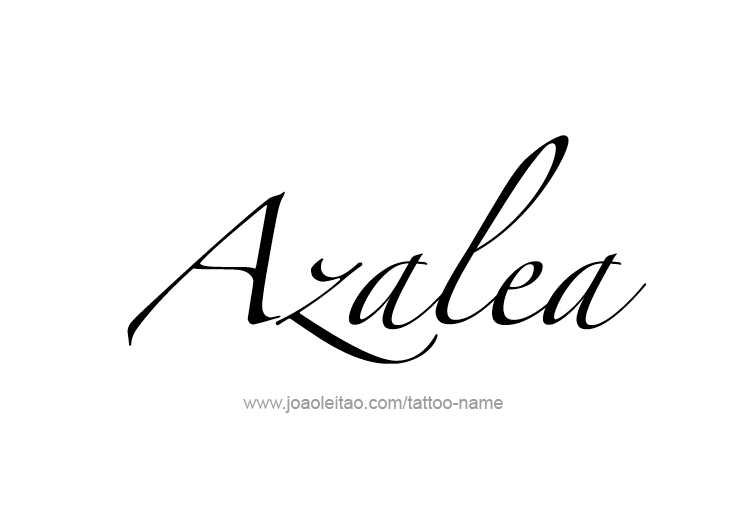 Tattoo Design Name Azalea 