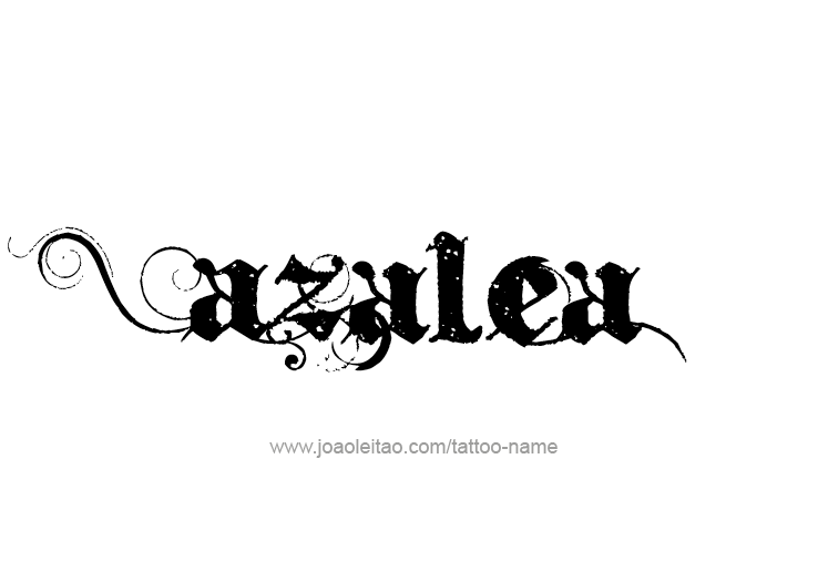 Tattoo Design Name Azalea 