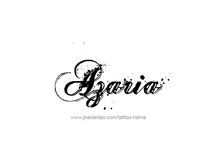 Tattoo Design Name Azaria 