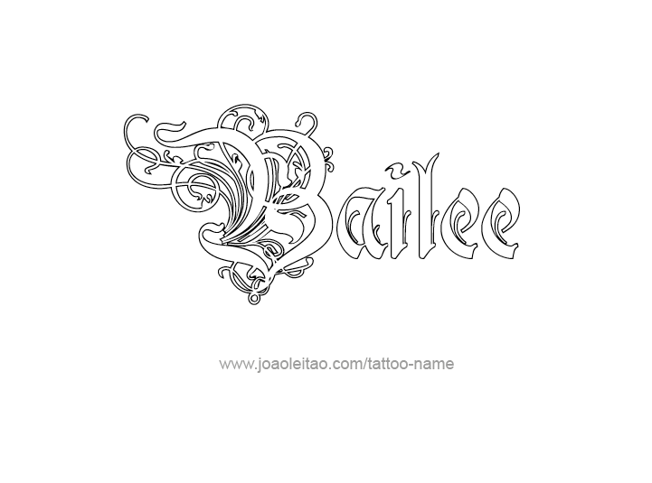 Tattoo Design Name Bailee 