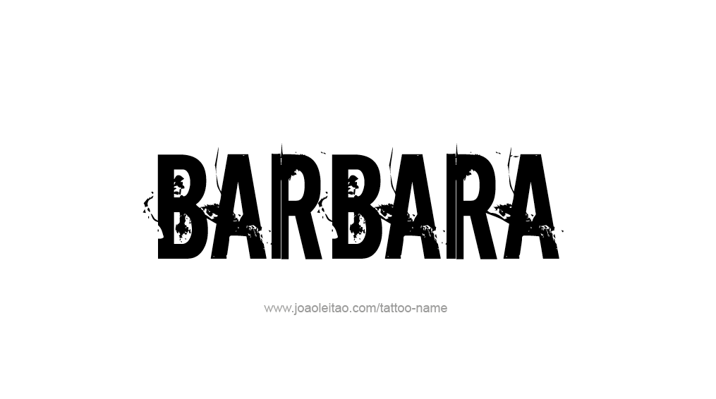 Tattoo Design Name Barbara 