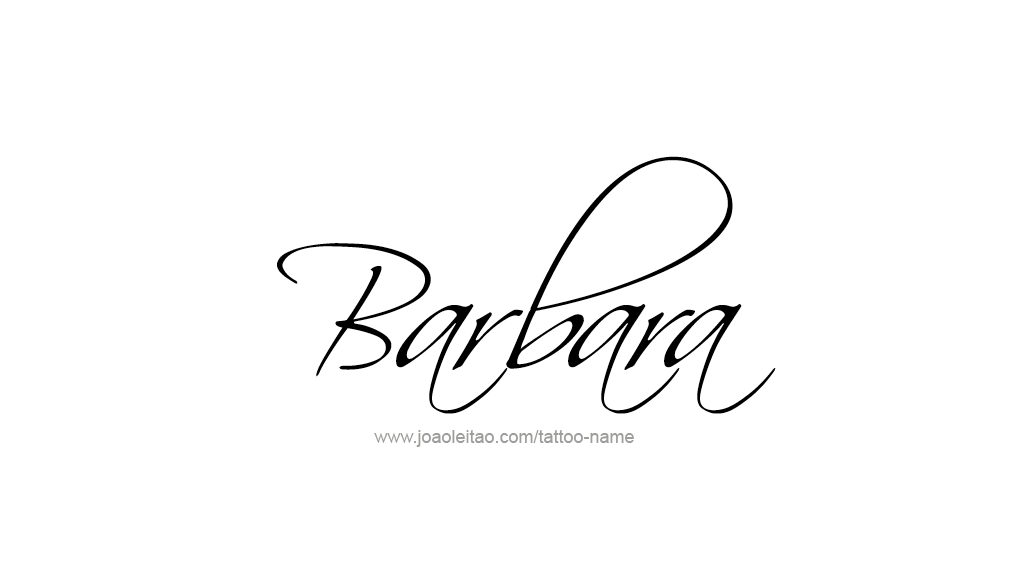 Tattoo Design Name Barbara 