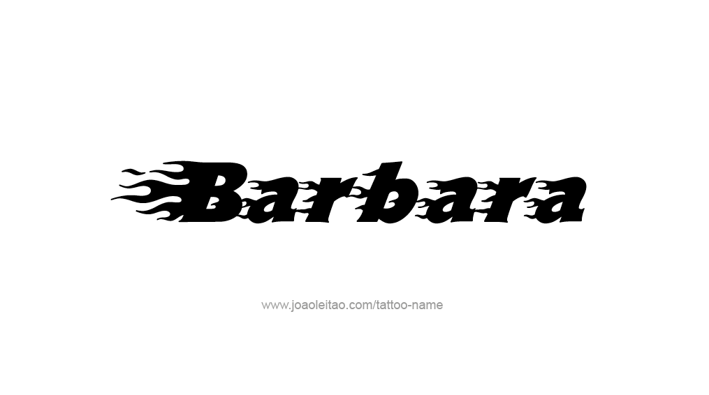 Tattoo Design Name Barbara 